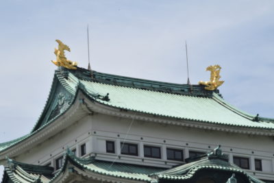 名古屋城　金のシャチホコ