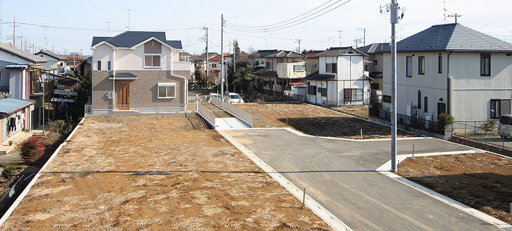 宇都宮市の分譲地